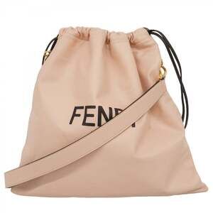 FENDI Pink Leather Shoulder Bag